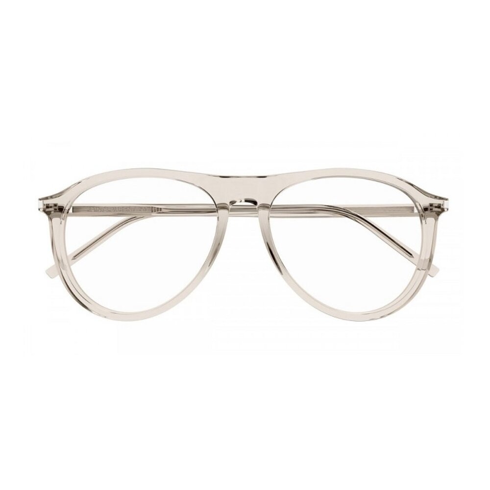 NEW SAINT LAURENT SL667 OPT 003 AVIATOR CLEAR FRAME EYEGLASSES SAINT LAURENT